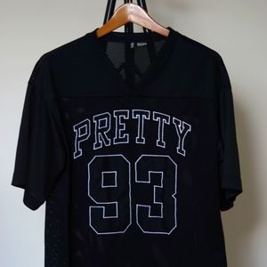 H&M Divided Black Oversized T-shirt